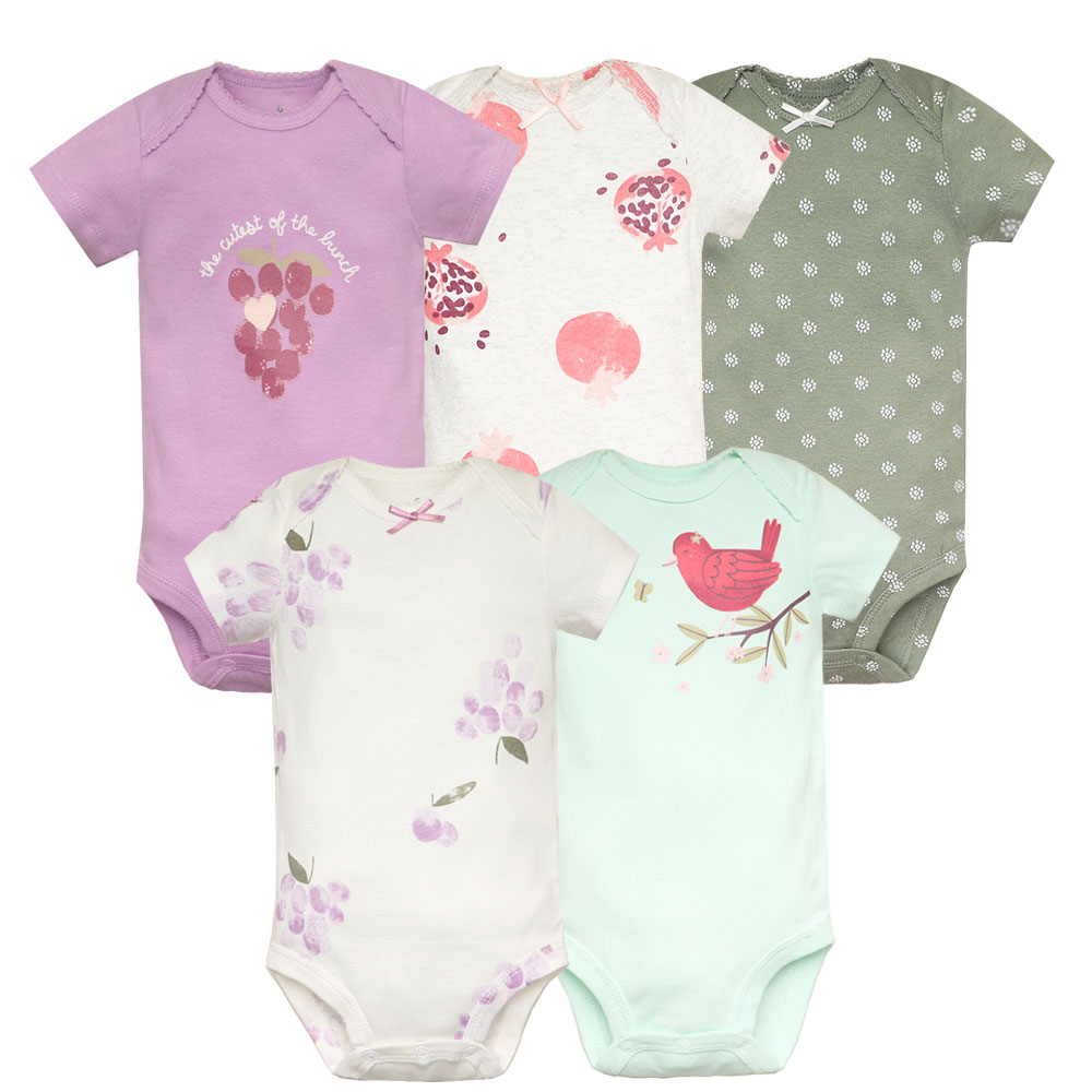 Baby Clothing Outlet - 5 pièces/lot bébé Body mode fille