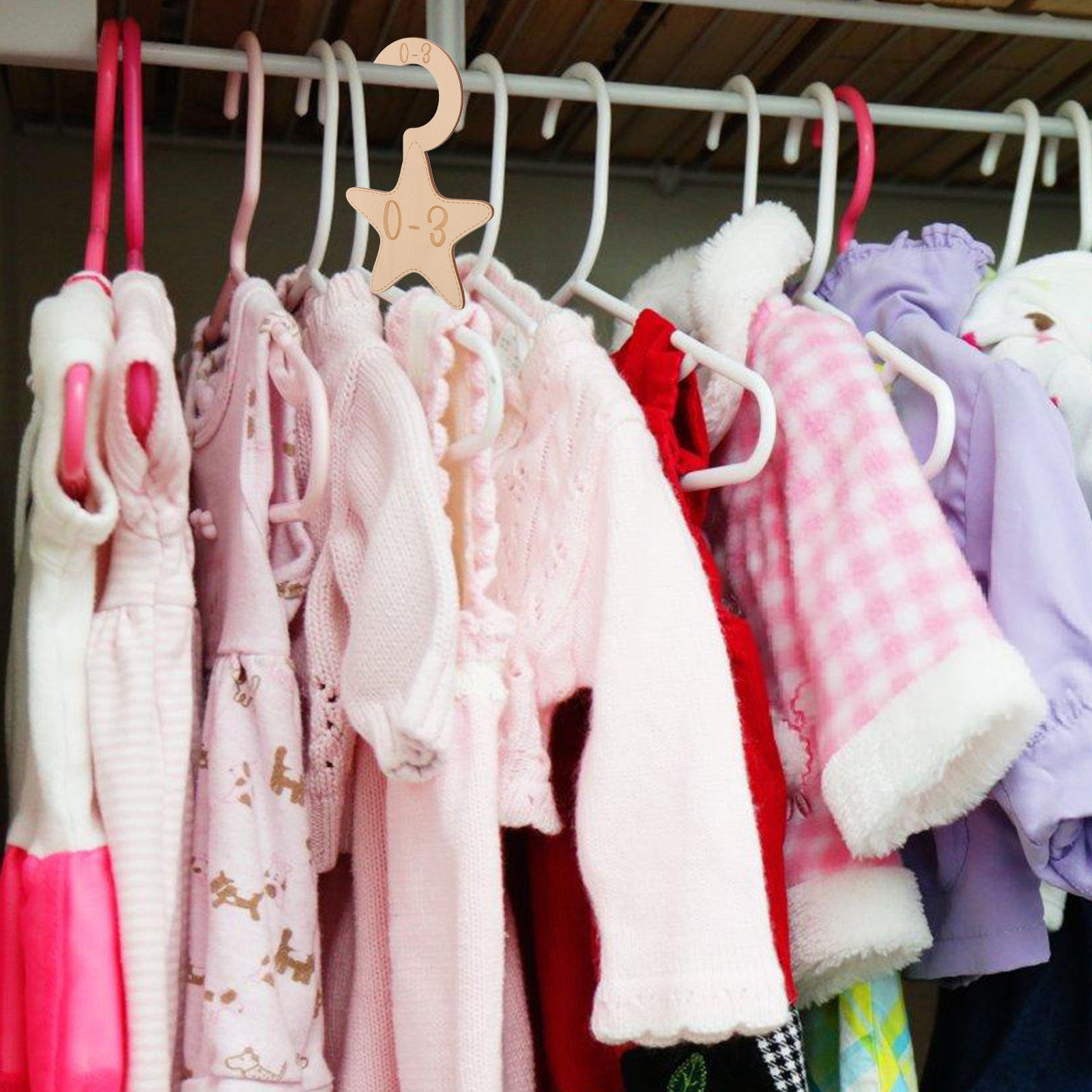 Baby Clothing Storage - 7 pièces de séparateurs de placard