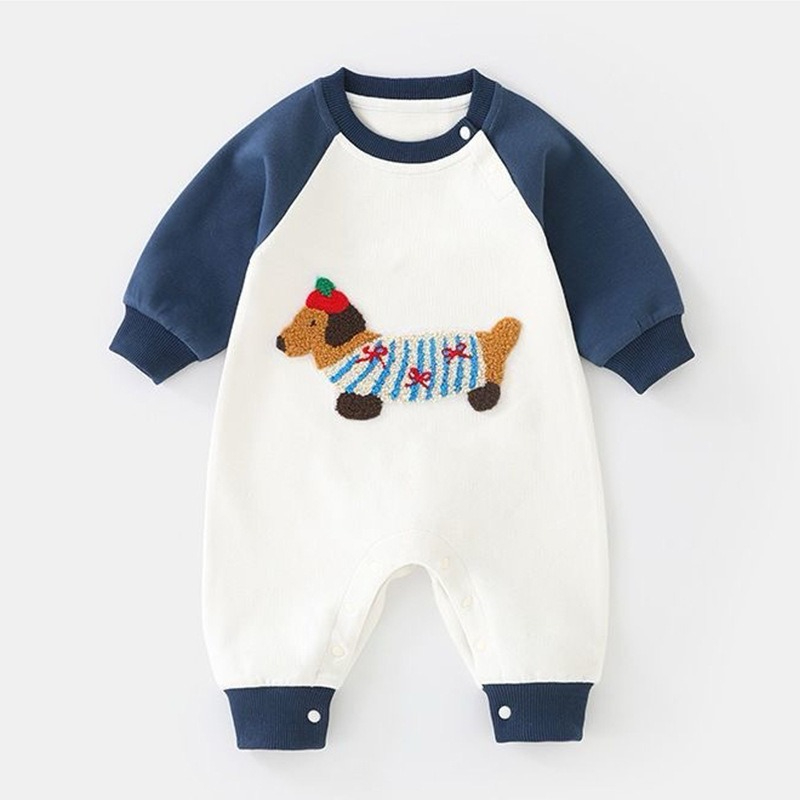 Baby Clothing Logo - Combinaison bébé unisexe pour le printemps/l'automne,