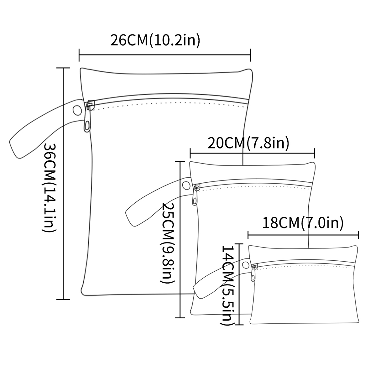 Sac humide étanche de différen - Baby Clothing Storage avis et prix