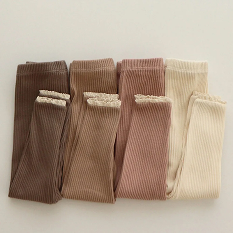 Leggings en coton et dentelle  - Baby Clothing Outlet avis et prix