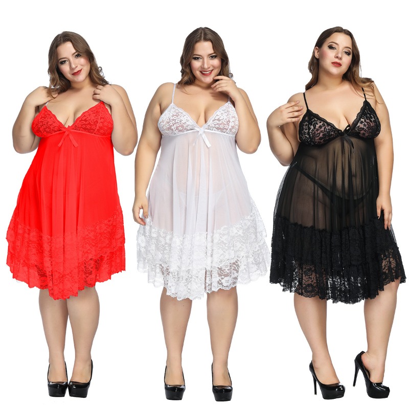 S-7XL grande taille Sexy sangl - Baby Gown Nightwear avis et prix