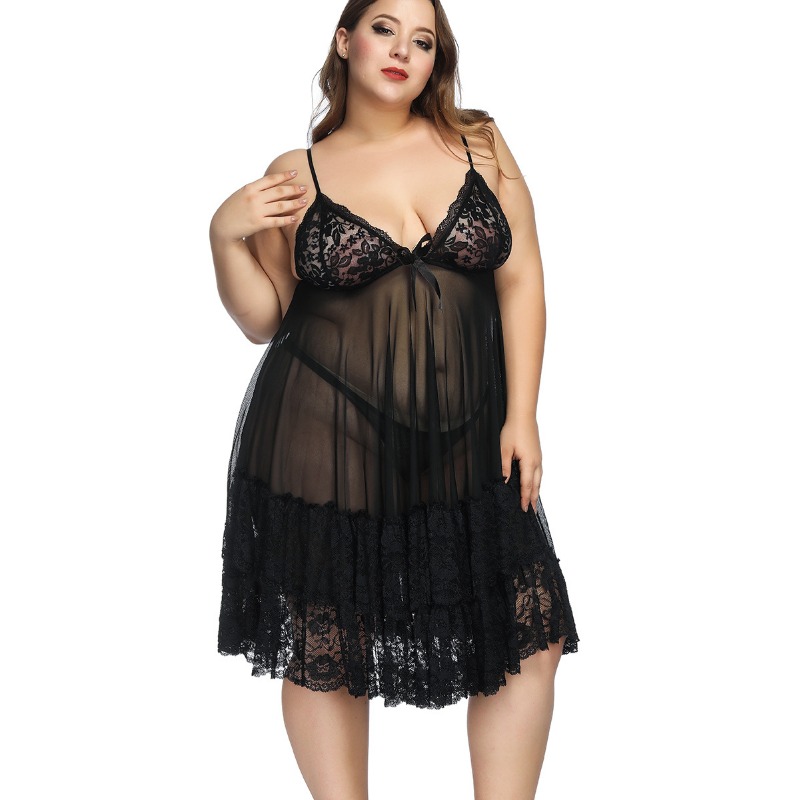 S-7XL grande taille Sexy sangl - Baby Gown Nightwear avis et prix