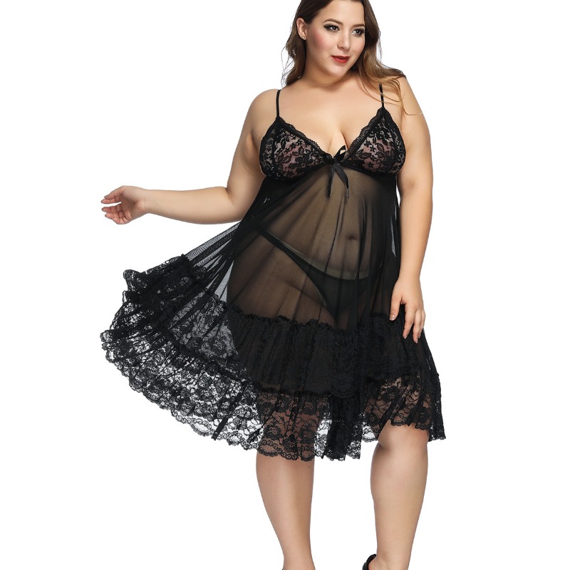 S-7XL grande taille Sexy sangl - Baby Gown Nightwear avis et prix